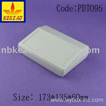 Desk top enclosure abs plastic enclosures manufacturers cnc circuit box Bench type instrument box PDT095 with size 173*135*60 mm